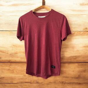 ABERCROMBIE & FITCH men’s XS Classic Red T-Shirt preppy closet staple